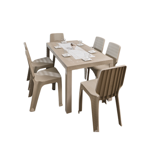 Comedor x6 (Mesa Celebrity + 6 Sillas Victoria)