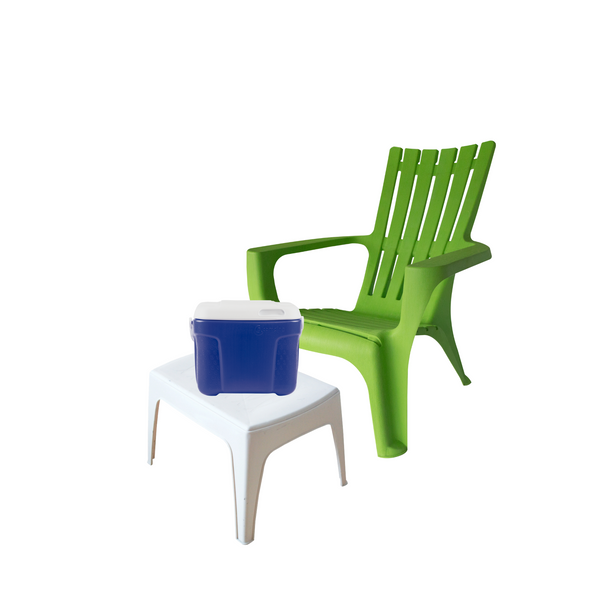 Combo Playero (2 Sillas Nautica + Mesa Centro + Nevera 8lt)