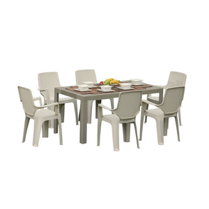 Comedor x6 (Mesa Celebrity + 6 Sillas Reggina + 12 butacos)