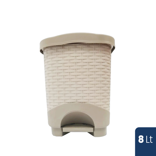 Papelera Rattan Pedal 8 LT