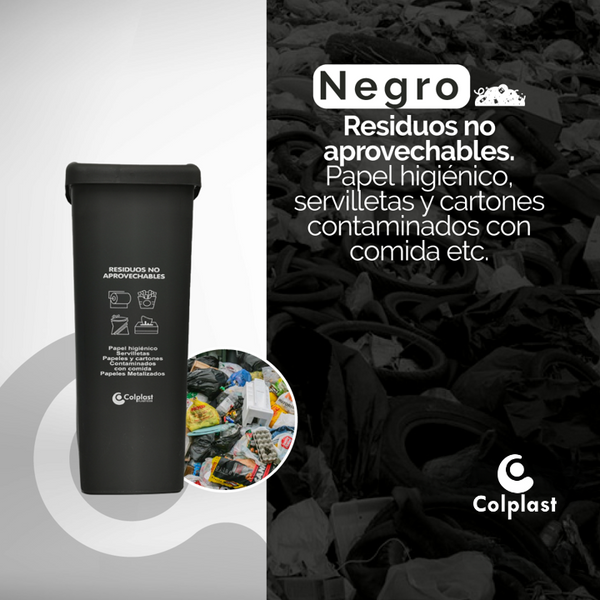 Papelera Plana 55 LT