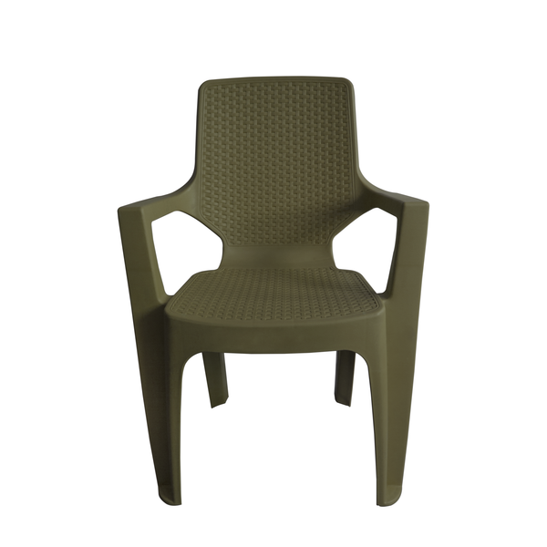 Silla Reggina Con Brazos Rattan