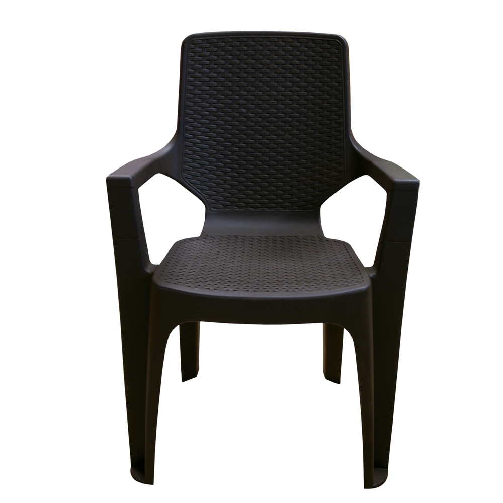 Silla Reggina Con Brazos Rattan