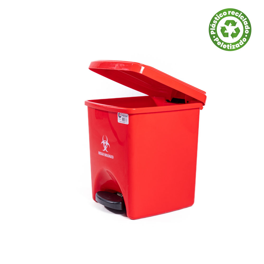 Papelera Cuadrada Pedal 22 LT