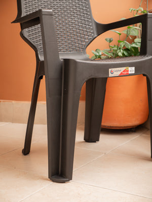 Silla Reggina Con Brazos Rattan