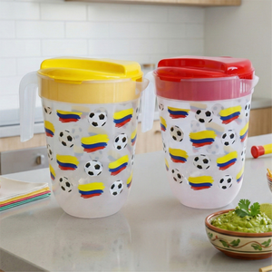 Combo Mundialista Hincha: Nevera 40 Lt, Bowls Set X3, Vaso Set X3, Jarra Mundialista
