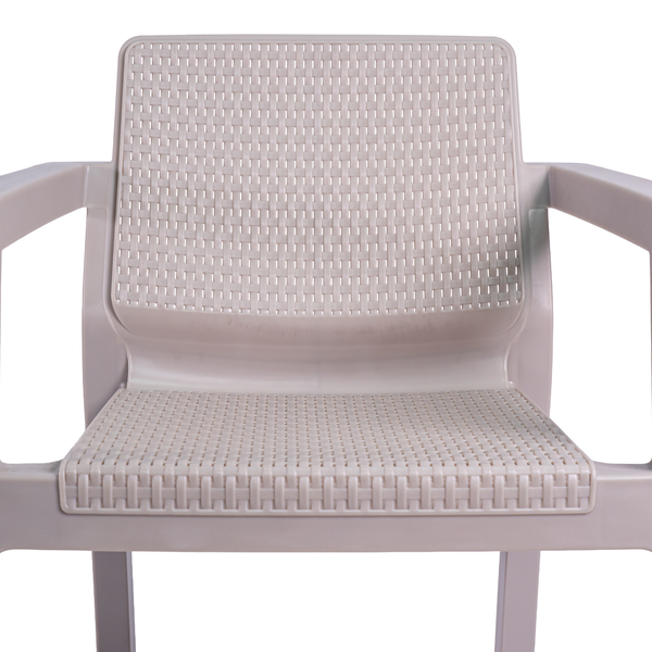 Silla Quetzal Con Brazos Rattan