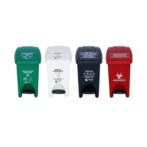 Papelera Rectangular Pedal 12 LT
