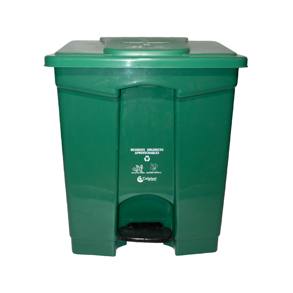 Papelera Cuadrada Pedal 60 LT