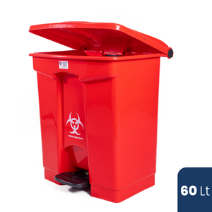 Papelera Cuadrada Pedal 60 LT