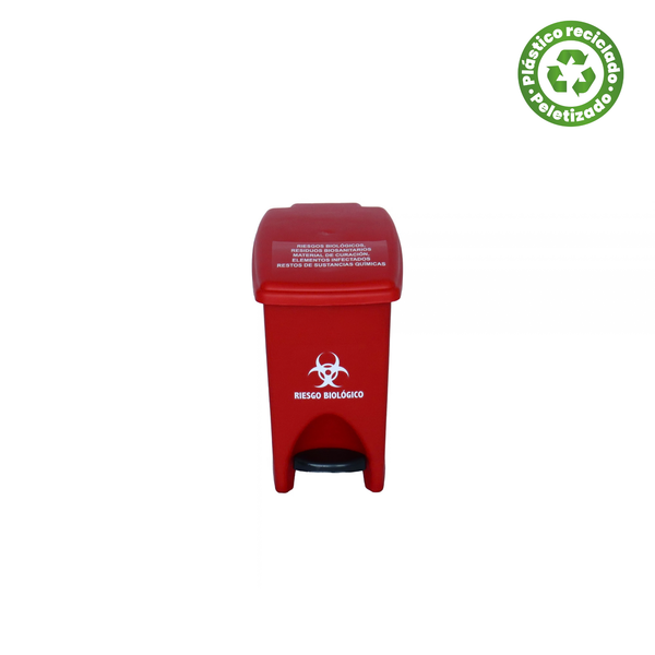 Papelera Rectangular Pedal 12 LT
