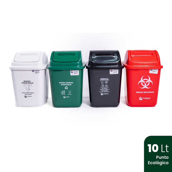 Papelera Vaivén 10 LT Set X4