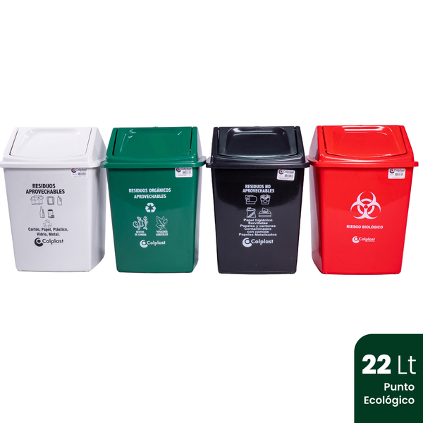 Papelera Vaivén 22 LT Set X4