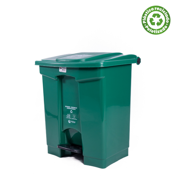 Papelera Cuadrada Pedal 60 LT