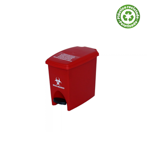 Papelera Rectangular Pedal 12 LT
