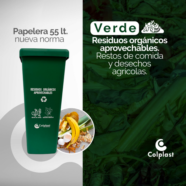 Papelera Plana 55 LT