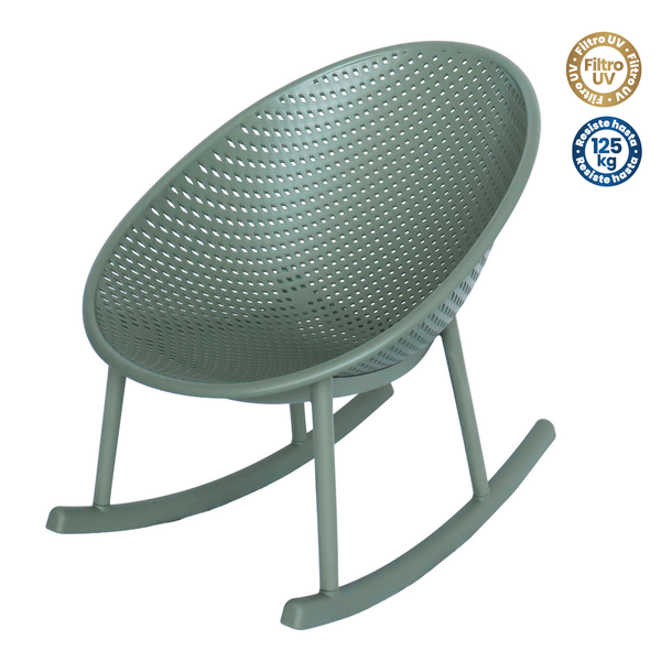 Silla Mecedora Ovo Set X2 Und